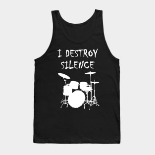 I destroy silence Tank Top